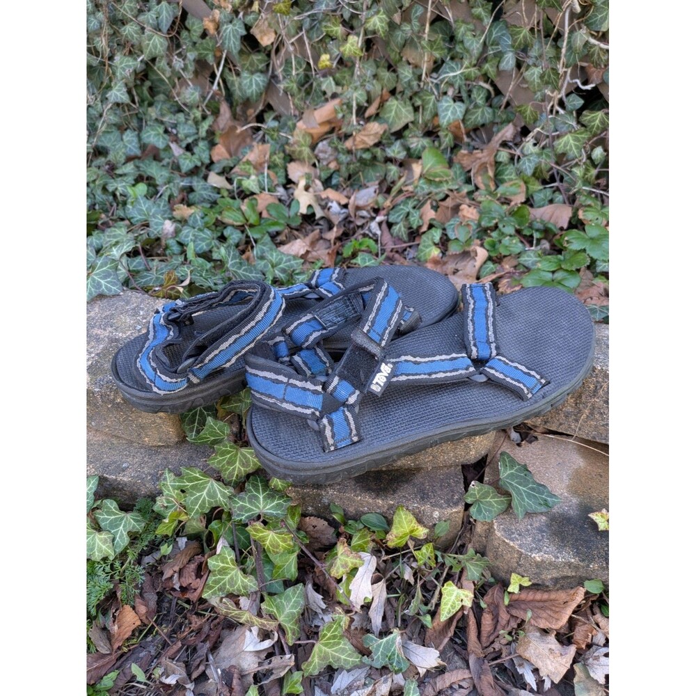Men’s Teva sandals, vintage hiking, size 10 blue, UK 9, EU 43, hippie, gorpcore
